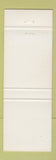 Matchbook Cover - Steamboat Yacht Club Steamboat Springs Colorado