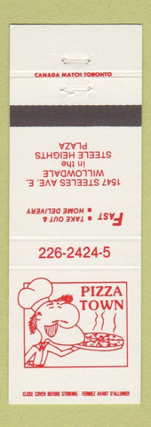 Matchbook Cover - Pizza Town Willowdale ON