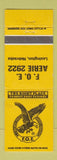 Matchbook Cover - Eagles Club Lexington NE