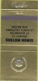 Matchbook Cover - Simon Motors Cadillac La Quinta CA 30 Strike