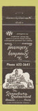 Matchbook Cover - Ronneburg Restaurant Amana IA