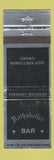 Matchbook Cover - Rathskeller Bar Fremont MI