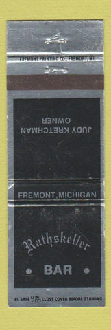 Matchbook Cover - Rathskeller Bar Fremont MI