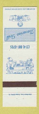 Matchbook Cover - Bavarian Grill Plano TX