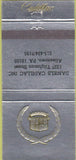 Matchbook Cover - Daniels Cadillac Allentown PA silver 30 Strike