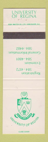 Matchbook Cover - University of Regina SK