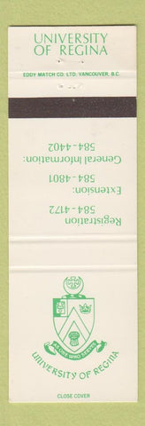 Matchbook Cover - University of Regina SK