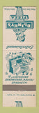 Matchbook Cover - Blinky's Pizza Fullerton Westminster Garden Grove CA