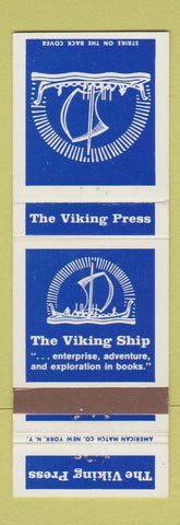 Matchbook Cover - Viking Ship Press Books New York City