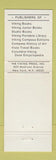 Matchbook Cover - Viking Ship Press Books New York City