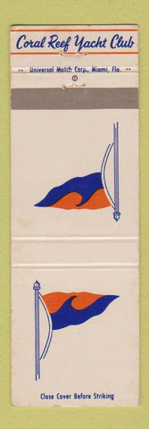 Matchbook Cover - Coral Reef Y Acht Club WEAR