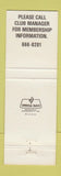 Matchbook Cover - Meyerland Club