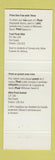Matchbook Cover - Wilkinson Sword Pivot Razors