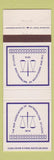 Matchbook Cover - Bar Association of Metropolitan St Louis MO