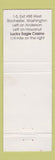 Matchbook Cover - Lucky Eagle Casino Bingo Rochester WA WEAR