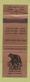 Matchbook Cover - Black Bear Casino Resort Carlton MN