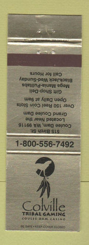 Matchbook Cover - Colville Tribal Casino Coulee Dam WA