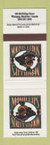 Matchbook Cover - McPhillips Street Station Winnipeg MB