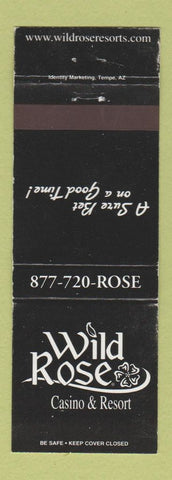 Matchbook Cover - Wild Rose Casino WEAR