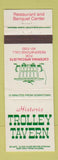 Matchbook Cover - Trolley Tavern  Cincinnati OH