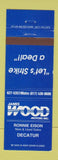 Matchbook Cover - James Wood Motors Decatur TX
