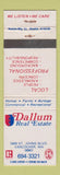 Matchbook Cover - Dallum Real Estate Vancouver WA WEAR