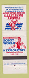 Matchbook Cover - Tommy Bartlett's Robot World Wisconsin Dells WI