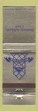 Matchbook Cover - Detroit Athletic Club MI