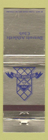 Matchbook Cover - Detroit Athletic Club MI