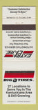 Matchbook Cover - Big O Tires