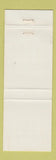 Matchbook Cover - Big O Tires