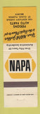 Matchbook Cover - NAPA Auto Parts St Cloud FL