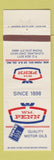 Matchbook Cover - Wm Penn Motor Oil Cleveland OH