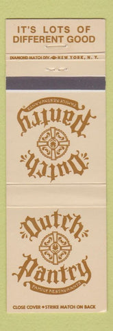 Matchbook Cover - Dutch Pantry Restaurants