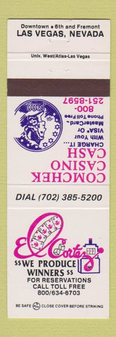 Matchbook Cover - Comchek Casino Las Vegas NV