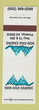 Matchbook Cover - Hon Dah Casino Pinetop AZ