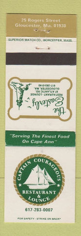 Matchbook Cover - Captain Courageous Restaurant Easterly Gloucester MA