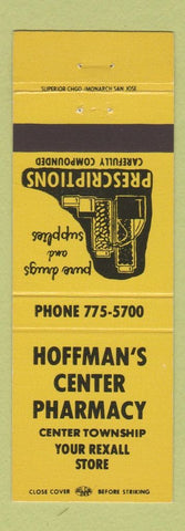 Matchbook Cover - Hoffman's Center Pharmacy