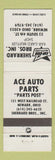 Matchbook Cover - Sherrard Bros Mufflers Newark OH WEAR