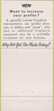 Matchbook Cover - CE Beach  and  Son Ithaca NY Frigidaire refrigerator 30 Strike
