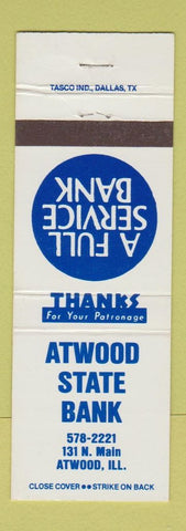 Matchbook Cover - Atwood State Bank IL