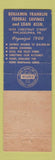 Matchbook Cover - Ben Franklin Federal Savings Philadelphia PA