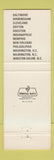 Matchbook Cover - Jeans Glory Clothes CHAIN