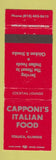 Matchbook Cover - Capponi's Italian Restaurant Toluca IL