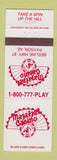 Matchbook Cover - Mazatzal Casino Payson AZ