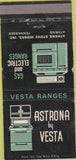 Matchbook Cover - Astrona byh Vegas Stove Athens TN 30 Strike