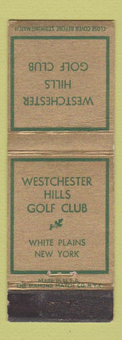 Matchbook Cover - Westchester Hills Golfs Club White Plains NY WEAR