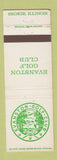 Matchbook Cover - Evanston Golf Club Skokie IL WEAR