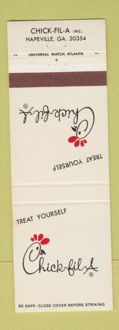 Matchbook Cover - Chick Fil A Restaurant Hapeville GA