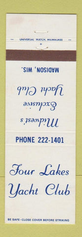 Matchbook Cover - Four Lakes Yacht Club Madison WI